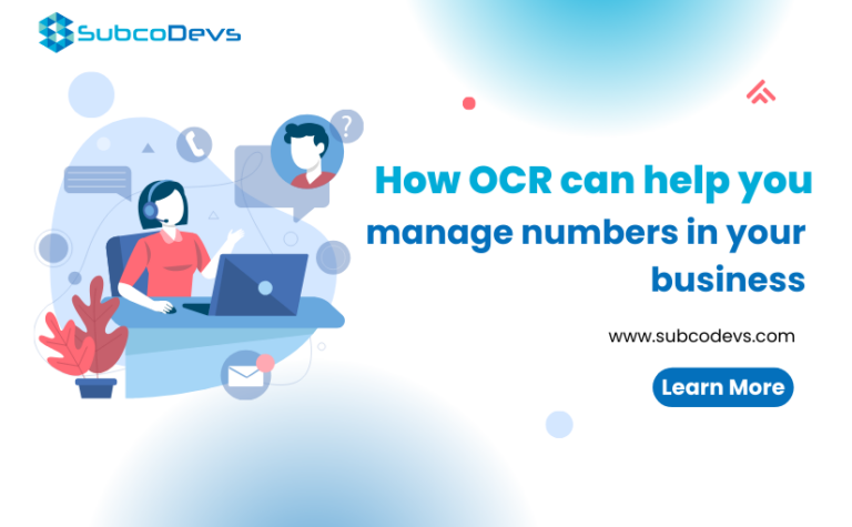 How OCR can Help you Manage Numbers in your Business